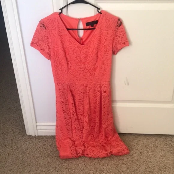 Dresses | Coral Lace Dress | Poshmark Dresses | Coral Lace Dress | Poshmark
